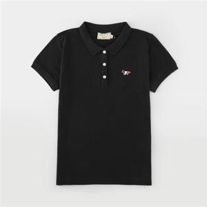 메종키츠네 트리컬러 폭스 패치 폴로 반팔 티셔츠 DW00202KJ7002