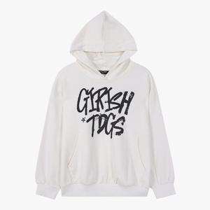 [더데이걸]레터링 박시 후드 맨투맨 TGMH26101