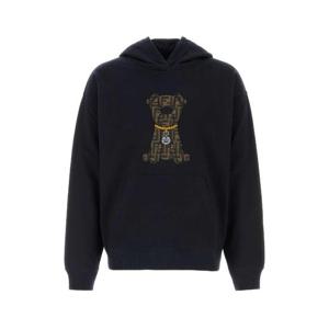 26SS Fendi 미드나이트 블루 코튼 스웨트 셔츠 FY1143AW0QF0QG0 TP570674912