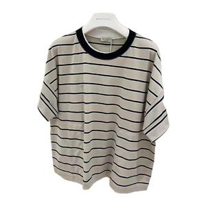 26SS 브루넬로 쿠치넬리 Shiny Trims T 셔츠 MQ984ES810C7041 TP570675316