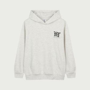 행텐틴즈 동백01 더블페이스 그래피티 레터 후드티셔츠_베이지 14560-031-208-07-101