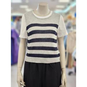 비지트인뉴욕 세이브존07 민소매 라인 니트 VB6SKA41