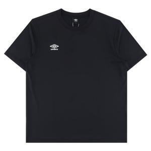 엄브로 베이직 폴리 스판 스몰로고 반팔 티셔츠 UR121SRS14BLK