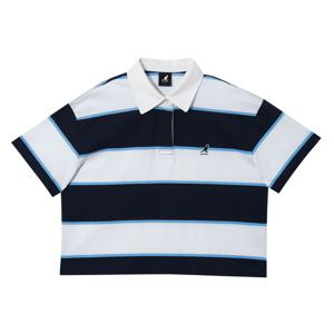 캉골 우먼스 럭비 티셔츠 2840 화이트 KSEWST28400