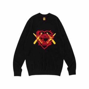 휴먼메이드 X 카우스 니트 블랙 XX26CS004