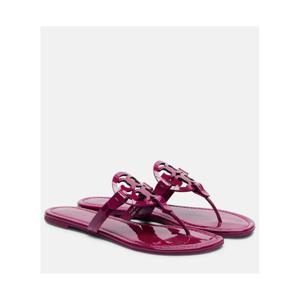 토리버치 Miller 페이턴트 레더 통 샌들 P01156076