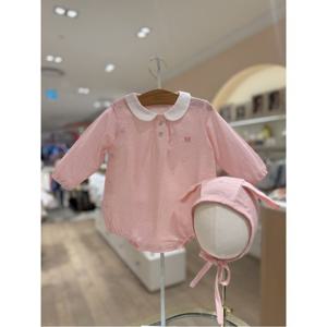 M밍크뮤D 26SS (PH)스트라이프SET바디슈트 모자보넷세트 (3617004014)