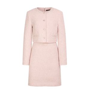 질스튜어트뉴욕   26SS  멜란지 코튼혼방 트위드원피스 JSDR6B190P2