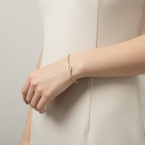 VALENTINO 26SS 오발렛 메탈 &AMP  크리스탈 브레이슬릿 (8W2J0BG3 YCW 9MN)