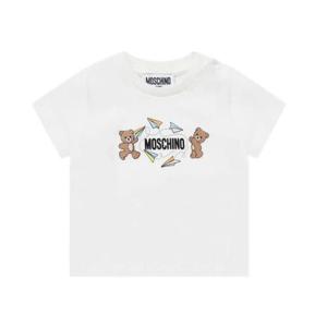 모스키노 반팔 티셔츠 MUM04M LAA01 10063 White