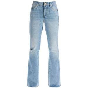 25FW Balmain Light 블루 코튼 Jeans DF1MJ130DE536FC TP571998723