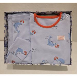 쇼콜라 BL돌고래슬림상하복 (TNPRXS6091)봄가을남아실내복출산백일돌두돌선물