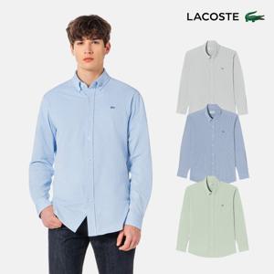 [라코스테공식] 남성 저지 스트라이프 셔츠 CH542E-56G 4종 택1