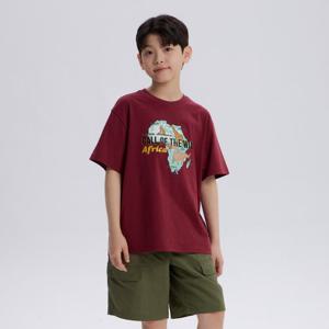 [내셔널지오그래픽키즈]K262UTS910 사파리 그래픽 반팔 티셔츠-1 WINE