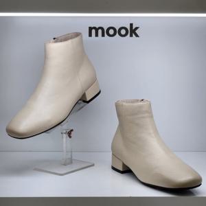 [무크]여성 심플 스퀘어 앵클 단화 부츠 322613 AQ HGSF1SD