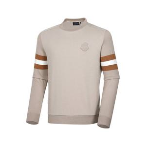 [와이드앵글] 남성 CO 니트 슬리브 맨투맨 WMP24251E2