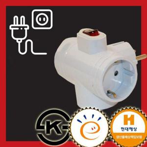 멀티콘센트 3구 T자 멀티텝 스위치 멀티탭 무선