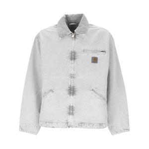 25FW 칼하트 WIP 자켓 I03555500E5F BLACK CHALK WASH DOM