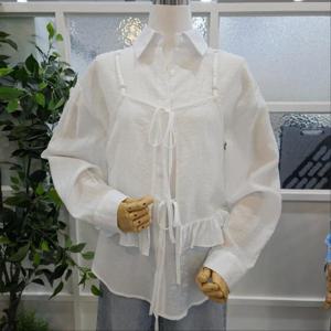 부루앤쥬디 sh06 끈프릴뷔스티에셔츠 IV BBSDST008B