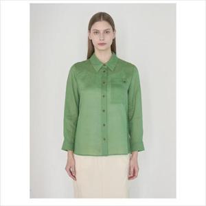 올리비아로렌 HC04 린넨 크롭 셔츠 VOCNL5M4211