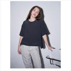 올리비아로렌 HC04 언발란스 인견 블라우스 VOCNS5M6116