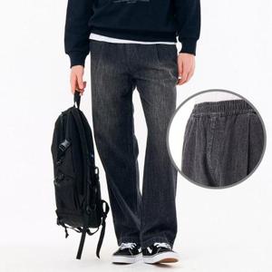 체이스컬트 HC24 FBRK2327C03 원턱 밴딩 와이드 데님