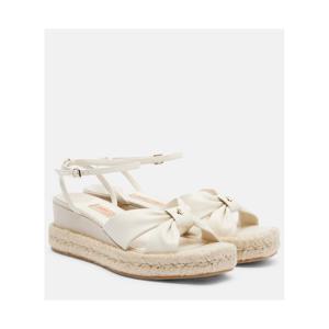 지미추 Aella 레더 에스파드리유 샌들 P01168297