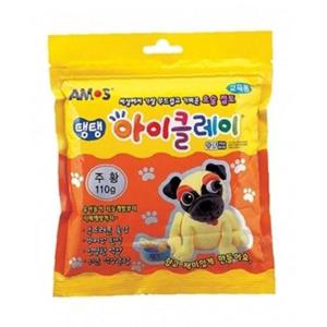 아모스 6000 탱탱아이클레이 110g 주황 점토 (1개)