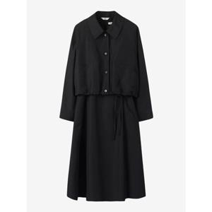 (CC콜렉트) 셔츠형 점퍼  원피스 셋트 C261MSE002