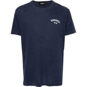 디스퀘어드2 반팔 티셔츠 S71GD1392S22146478 NAVY