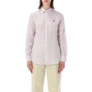 26SS 폴로 랄프 로렌 Linen striped 셔츠 211A96158011 TP574079729