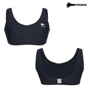 [레노마수영복]여성 비치 베이직 버클 수영복 브라탑 CS2G957_BK
