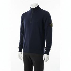 스톤아일랜드 5100063 Soft 오가닉 코튼 Half 집 스웨트셔츠 K1S15 S00B2 V0020 소프트 하프짚 373802