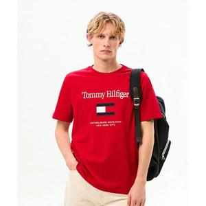 타미힐피거 TOMMY HILFIGER 플래그 엠브로 티셔츠 (T12G0TPO300MT1XLD) T12G0TPO300MT1XLD 454467