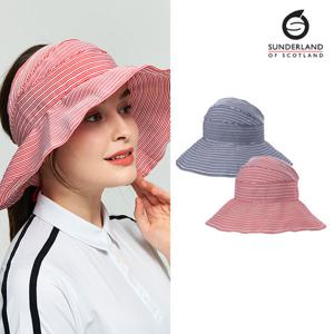 선덜랜드 여성 와이드 와이어 돌돌이 썬캡- 16922CP63