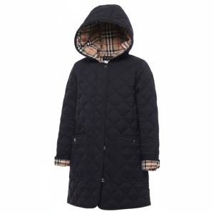 버버리 다이아몬드 퀼팅 후드 자켓 (8053682 BLACK 22F)