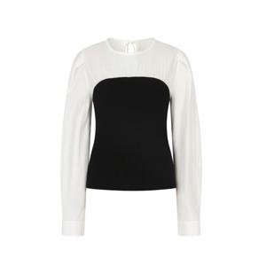 [제이제이 지고트]니트 배색 뷔스티에 블라우스 GP4A0BLR11