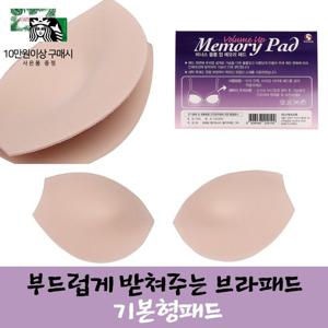 사용하던 브라가 뜬다면 가볍게 넣어쓰는 브라패드 가슴뽕 뽕패드 기본형 VAC3700