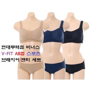 V-FIT 자체개발 스포츠 AB컵 브라팬티세트(VBRPTS119AB)