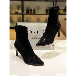 고세 GCA3054 블랙콤비 여성 구두 스판 앵클부츠20FW