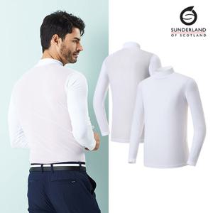 [특가] 선덜랜드 남성 등전체메쉬 아쿠아 냉감티 - 16021IW02