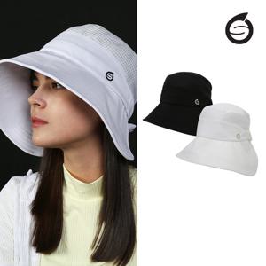 [특가] 선덜랜드 여성 리본 하프 플로피 버킷햇 - SLL3SCP118