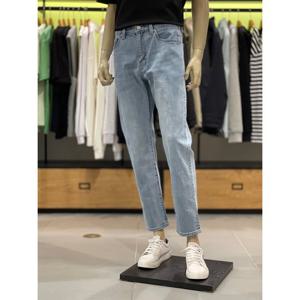 플랙진 22 S S 밀란 남성 레귤러 테이퍼드핏 연청 데님 청바지 PJTT5MLK255