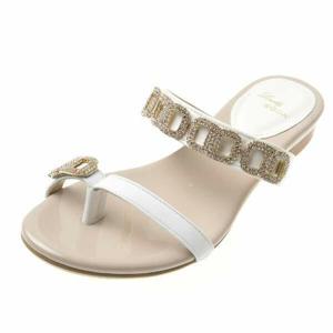 여성 크리스탈 조리 샌들 2CM(ALD111LS30)