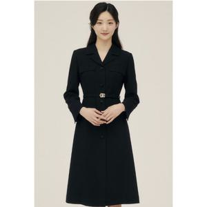 JJ지고트 플랩 디테일 브이넥 원피스 (GP2M0OP901)