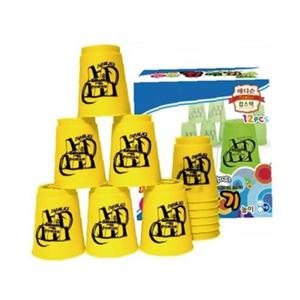 신광 6000 에디슨 컵쌓기 소 12개입 스피드스태킹/색상랜덤발송 (1개)