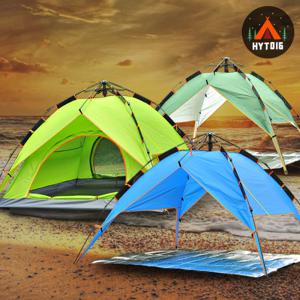 원터치텐트 HYT016 자동텐트 캠핑 낚시 그늘막 2가지기능 3-4인