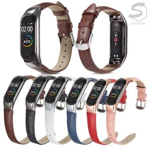 샤오미 미밴드5 호환 모던 가죽 레더 버클 밴드 시계줄 스트랩