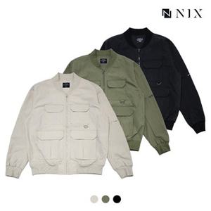 [NIX]유니) 립스탑 세미오버핏 보머자켓(FNRSCUV703P)