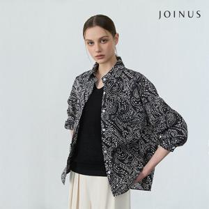 조이너스 26SS 페이즐리 셔츠재킷+니트탑 세트